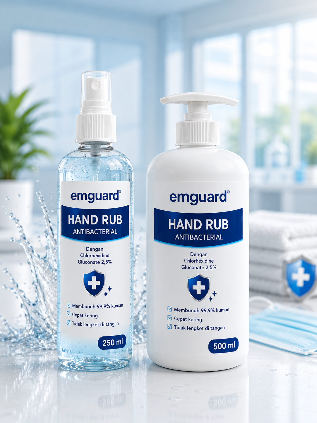 EMGUARD® Hand Rub Antibacterial — Chlorhexidine Gluconate 2,5%