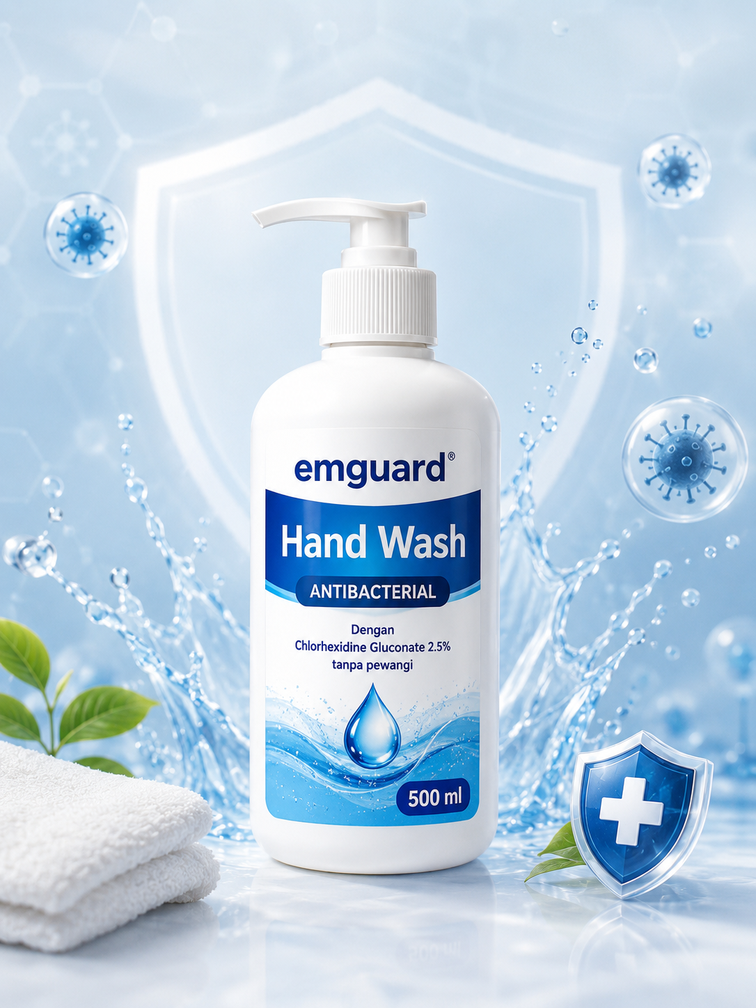 EMGUARD® Hand Wash Antibacterial — Chlorhexidine Gluconate 2,5%